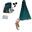 Kit yoga aérien porte vert forêt