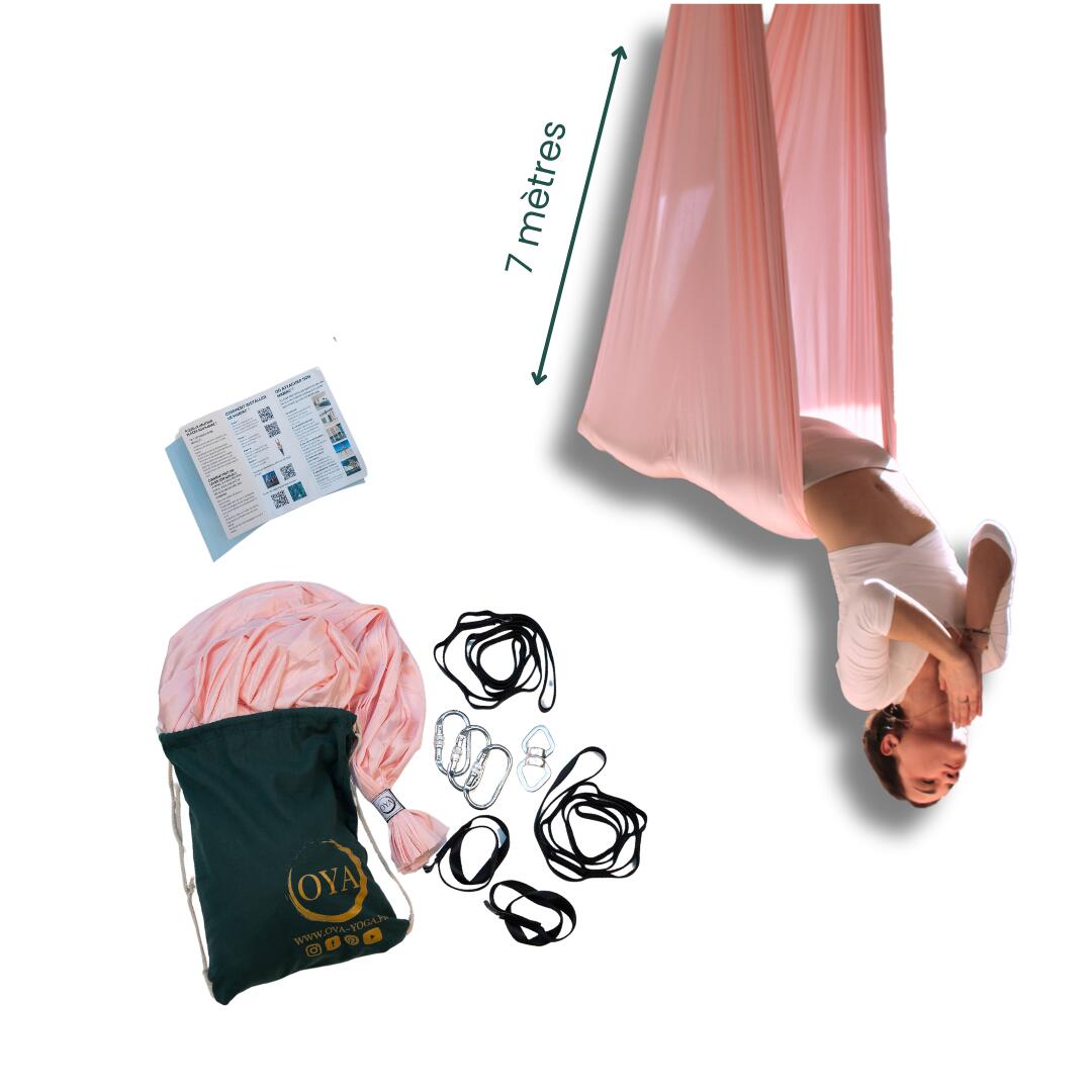 Oya Yoga - Kit Hybride Rose Caresse 7m - Balançoire - Rose - 7 M - Decathlon