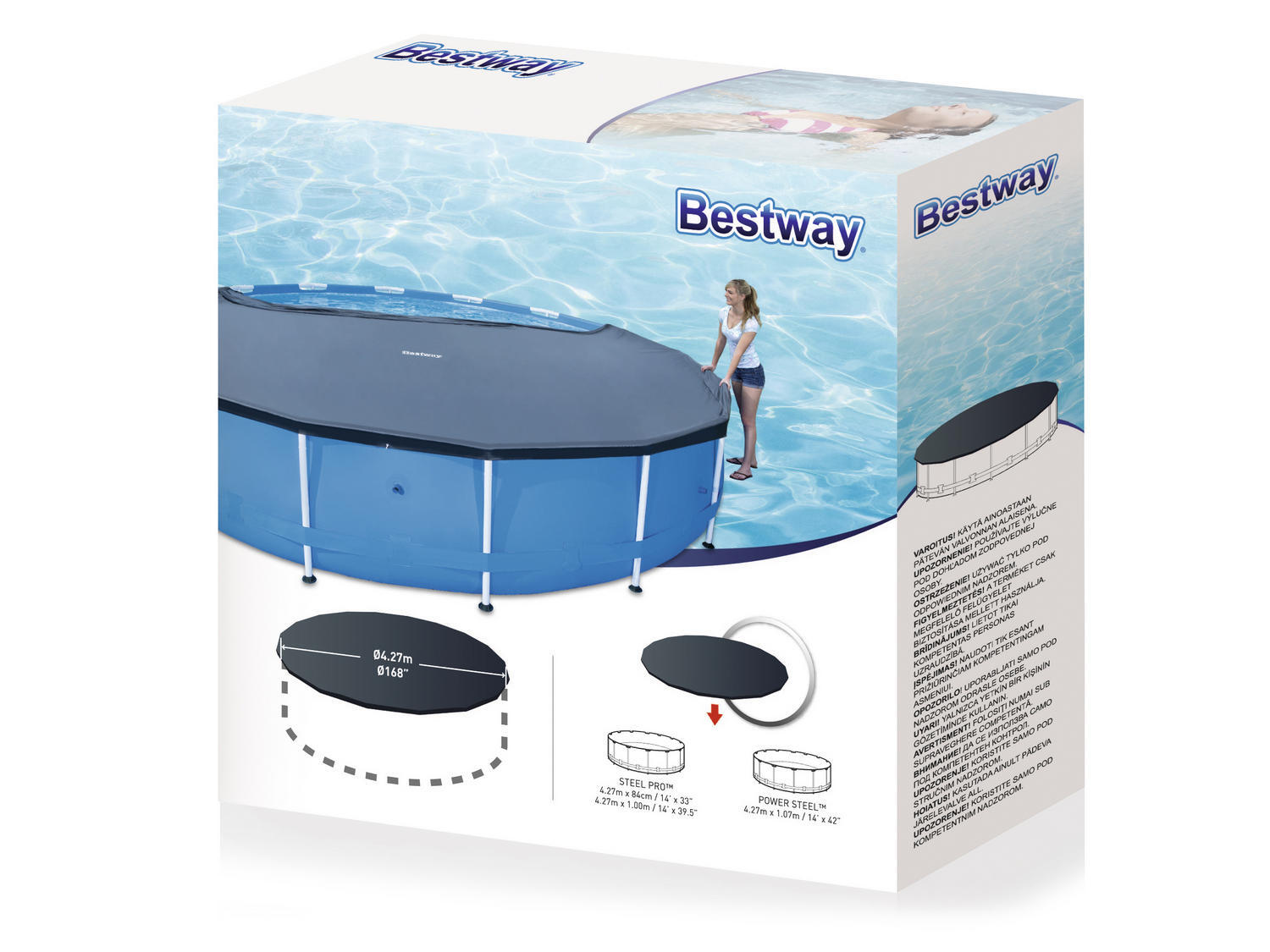 Cobertura de inverno para a Bestway Removable Pool 4/4