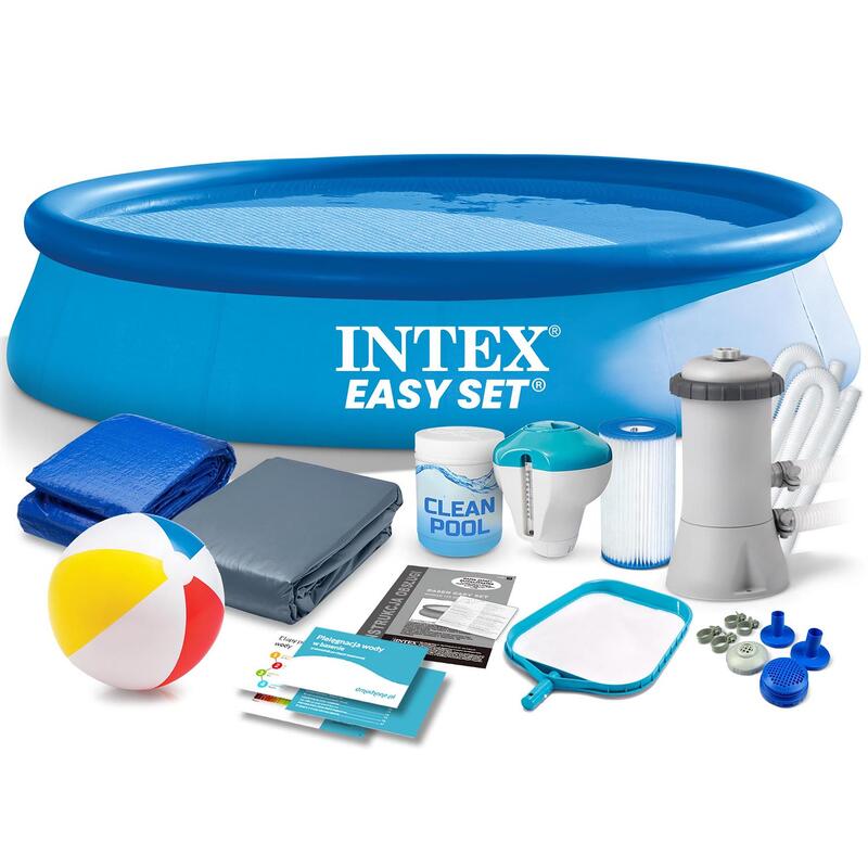 Basen rozporowy do ogrodu Intex 366 x 76 cm zestaw 15w1