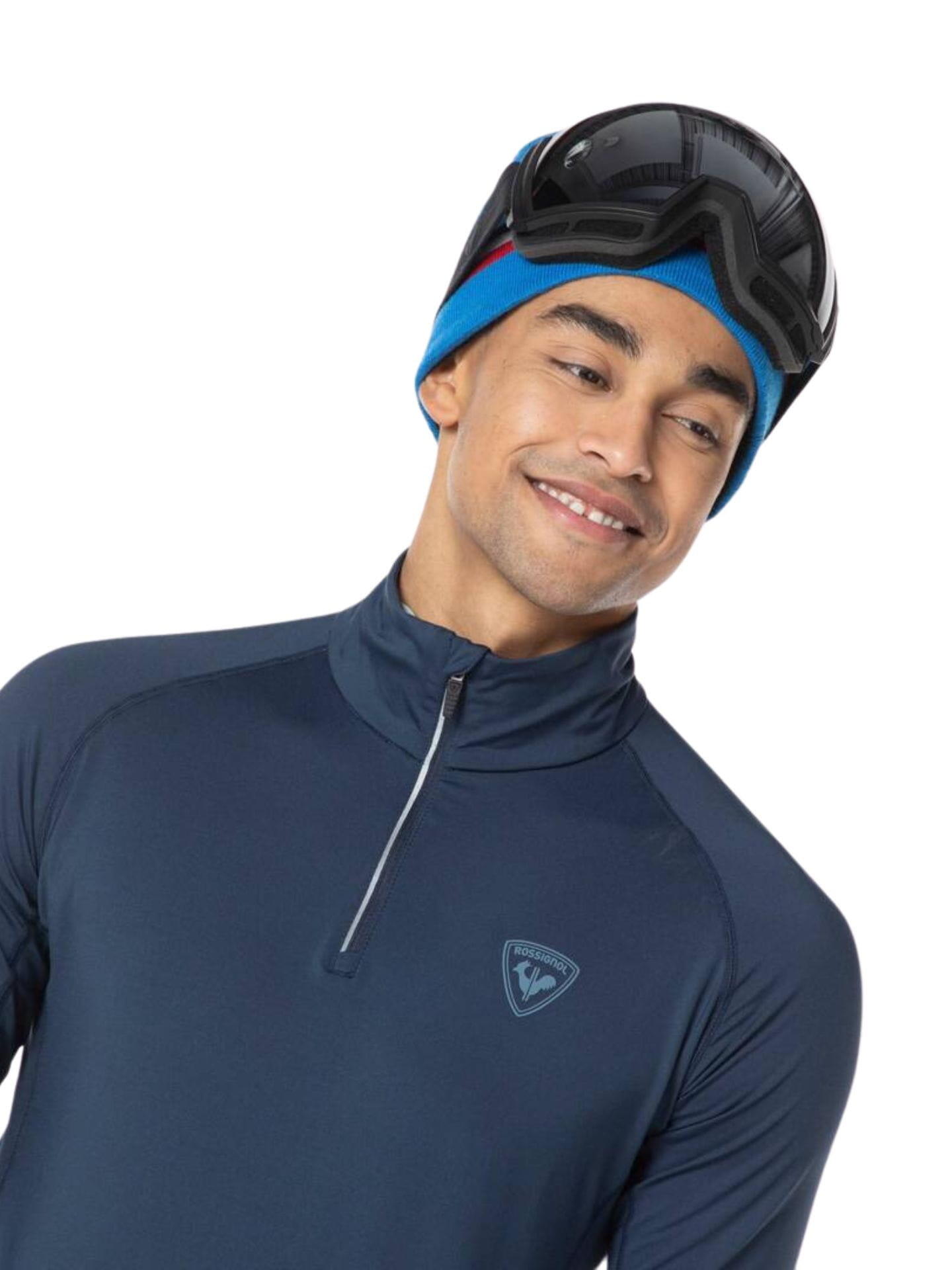 Manga comprida termoativa masculina Rossignol Classique 1/2 Zip 5/5
