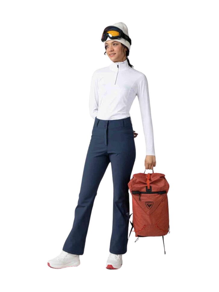 Spodnie Rossignol damskie W Ski Softshell Pant grantowe