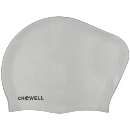 Bonnet de natation Crowell 100% silicone pour cheveux longs
