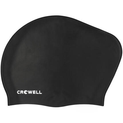 Bonnet de natation Crowell 100% silicone pour cheveux longs