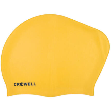 Bonnet de natation Crowell 100% silicone pour cheveux longs