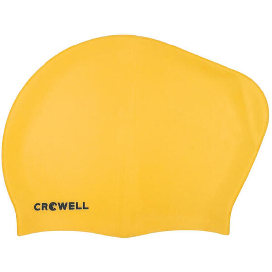 Bonnet de natation Crowell 100% silicone pour cheveux longs