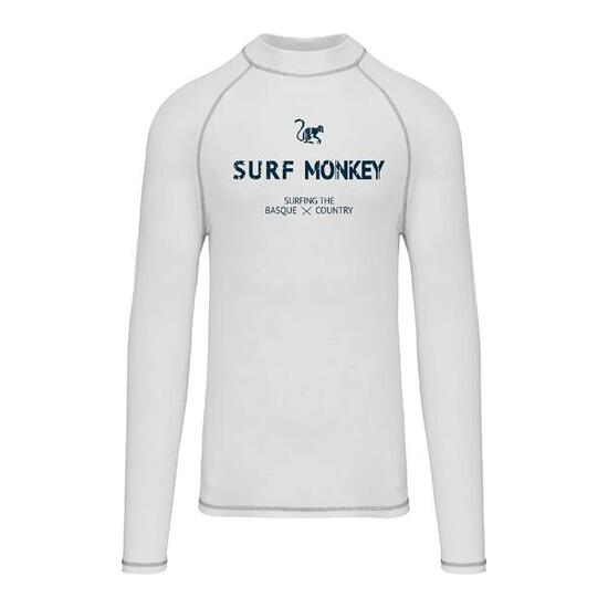 Langarm-T-Shirt/Lycra UPF50+ / Erwachsene (Weiß)