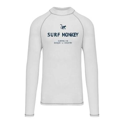 T-shirt met lange mouwen/lycra upf50+ / volwassene (wit)