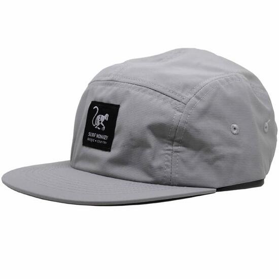 Casquette de running 5 panneaux – imperméable – adulte (Gris)