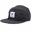 Boné ajustável Strapback - Resistente à água / Adulto / Tamanho único (Preto)