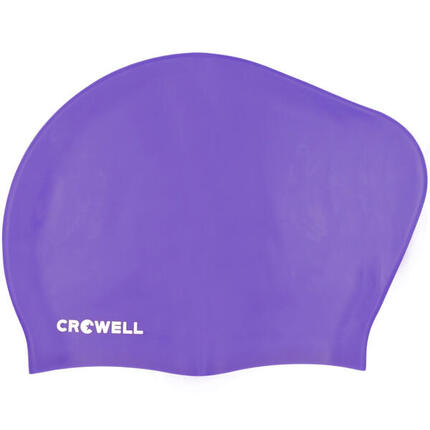 Bonnet de natation Crowell 100% silicone pour cheveux longs