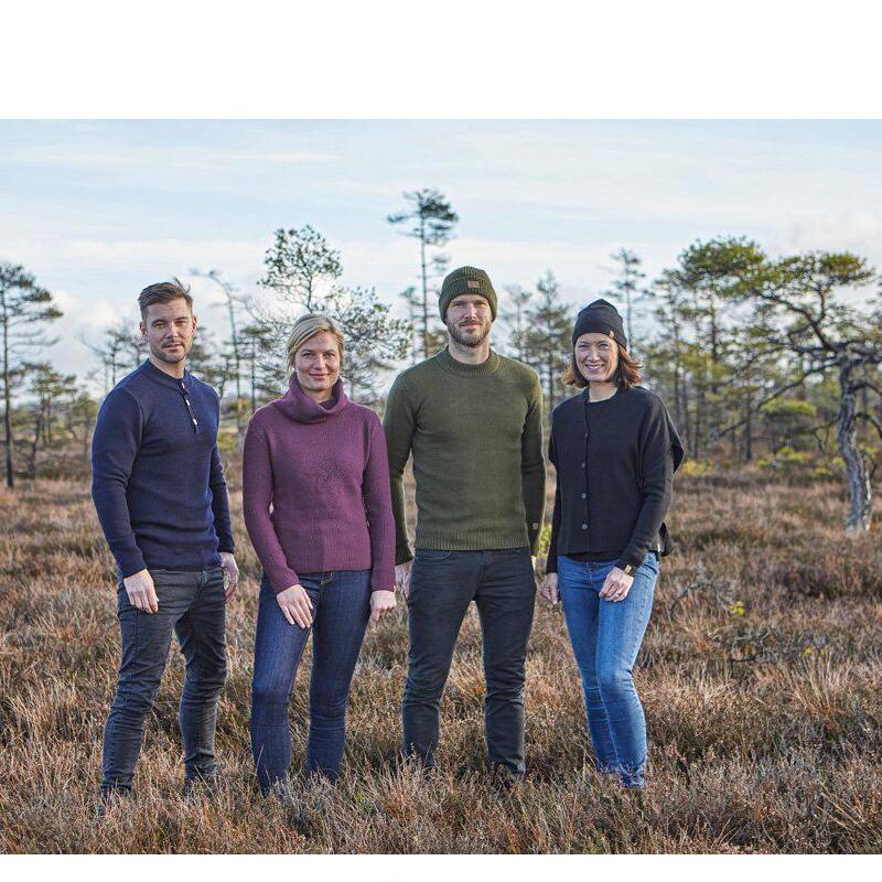 Trui ECO Ash ronde hals - 100% organic merinowol - Groen 3/5