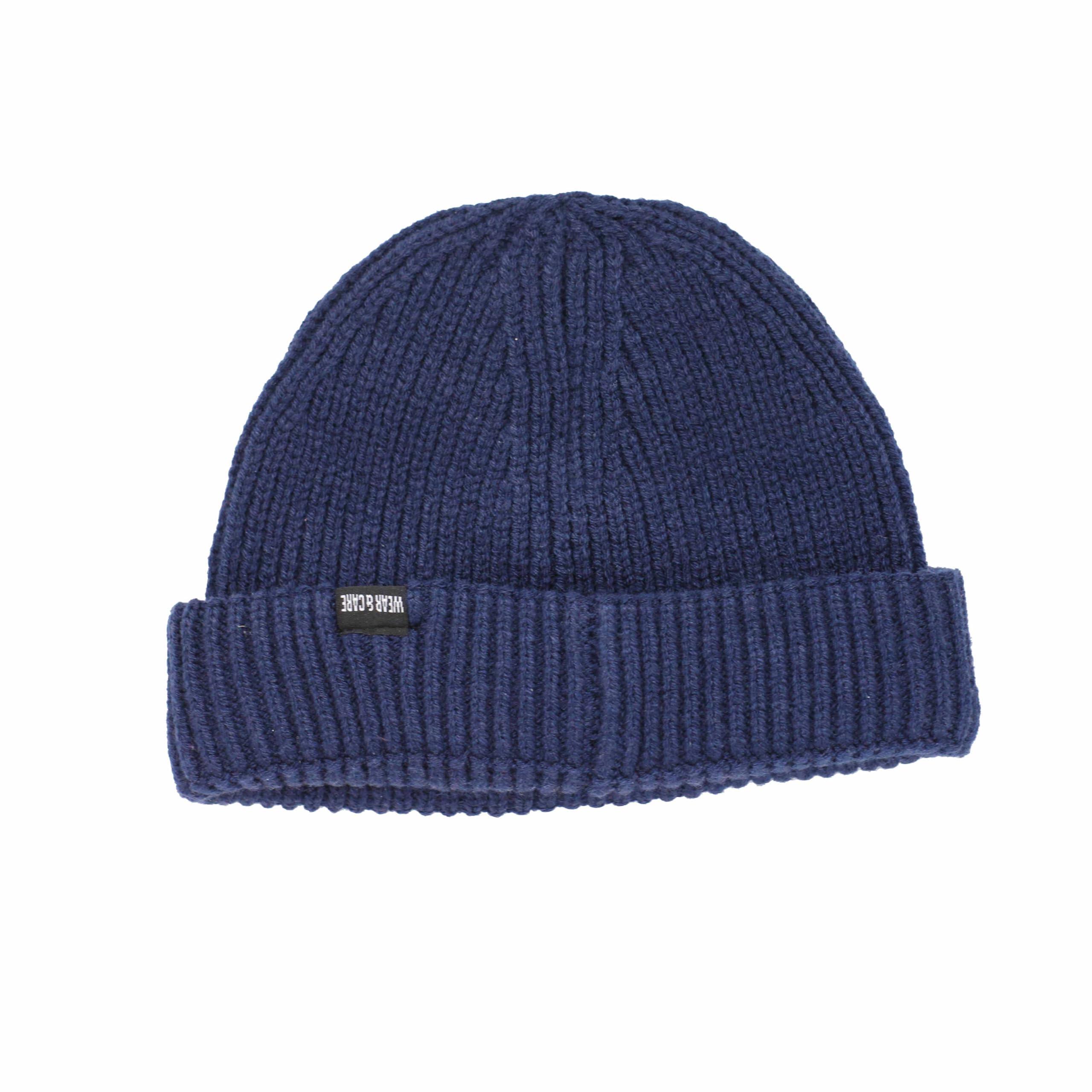 Chapeau Docker – Taille unique – Polyester recyclé – Wear&Care (Bleu) 2/5