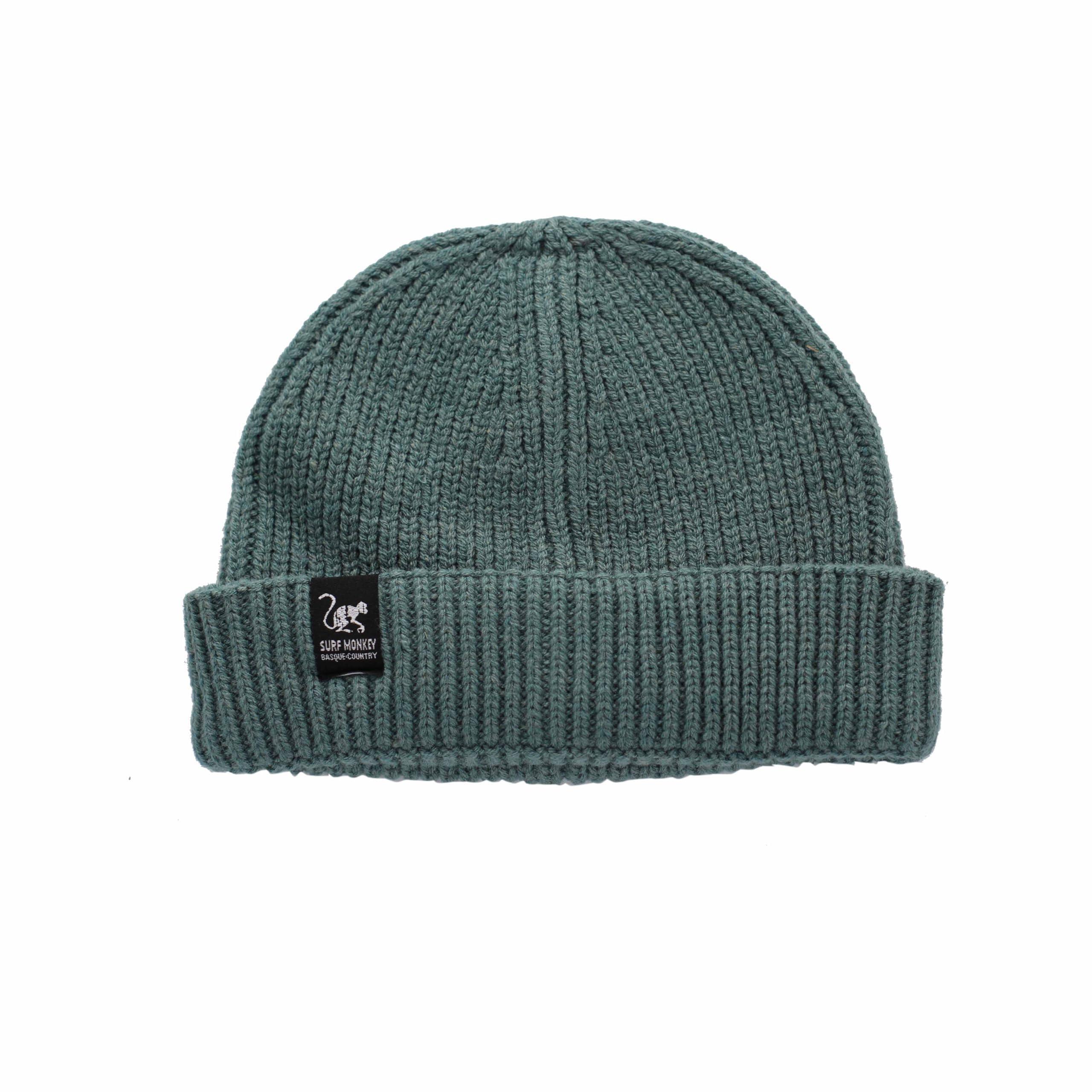 Surf Monkey - Chapeau Docker – Taille Unique – Polyester Recyclé – Wear&care (sage) - Bonnet - Vert - Taille Unique - Decathlon