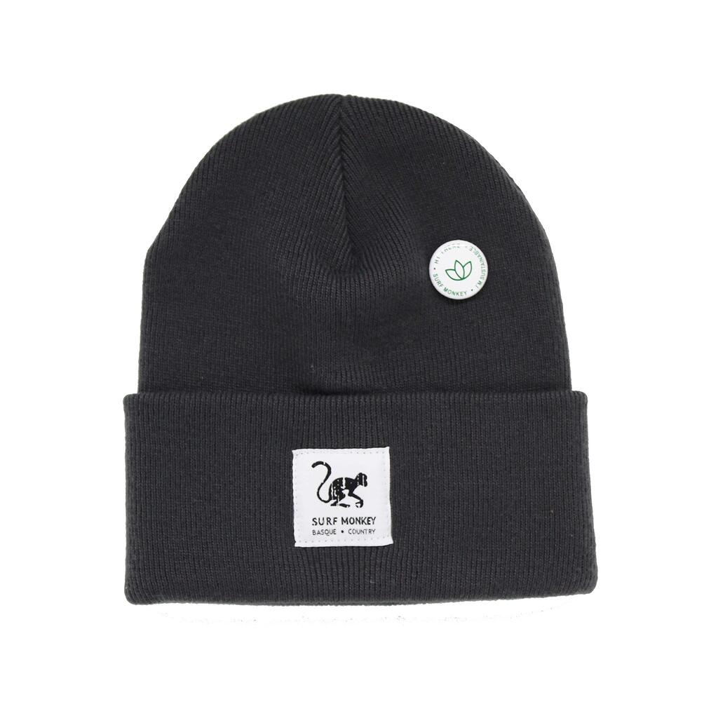 Recycled Beanie Hat Unisex Adult - One Size - (Gray)