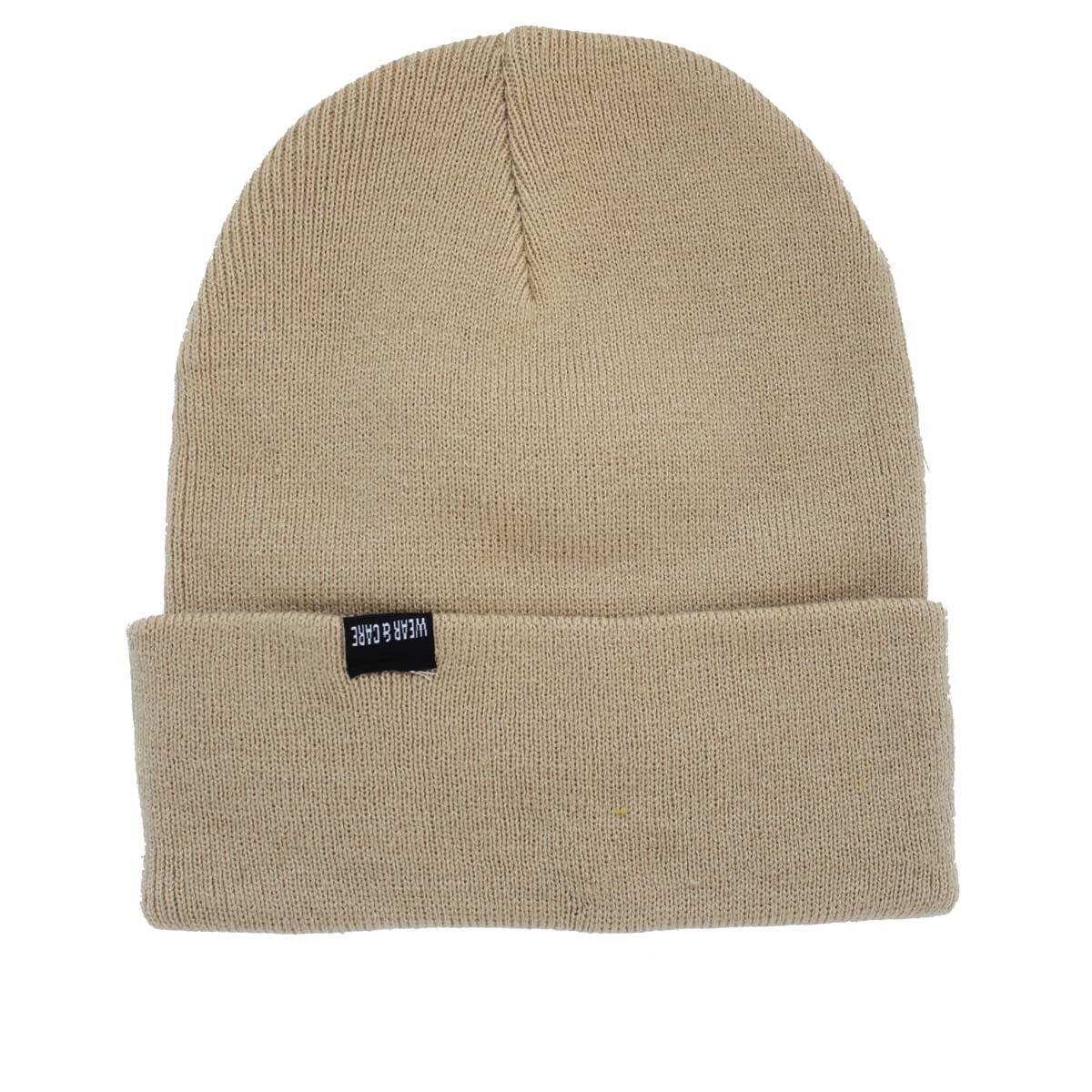 Cappello lavorato a maglia - Berretto riciclato - Taglia unica - (Beige) 2/6