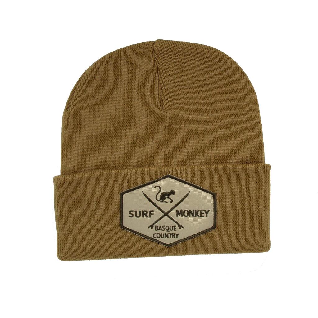 Pletená čiapka Beanie - Univerzálna veľkosť - (Béžová)