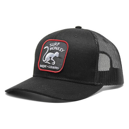 Czapka Trucker - 6 paneli / Dorośli / Jeden rozmiar (Szary/Czarny)