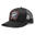 Gorra Trucker - 6 Paneles / Adulto / Talla única (Negro/Negro)