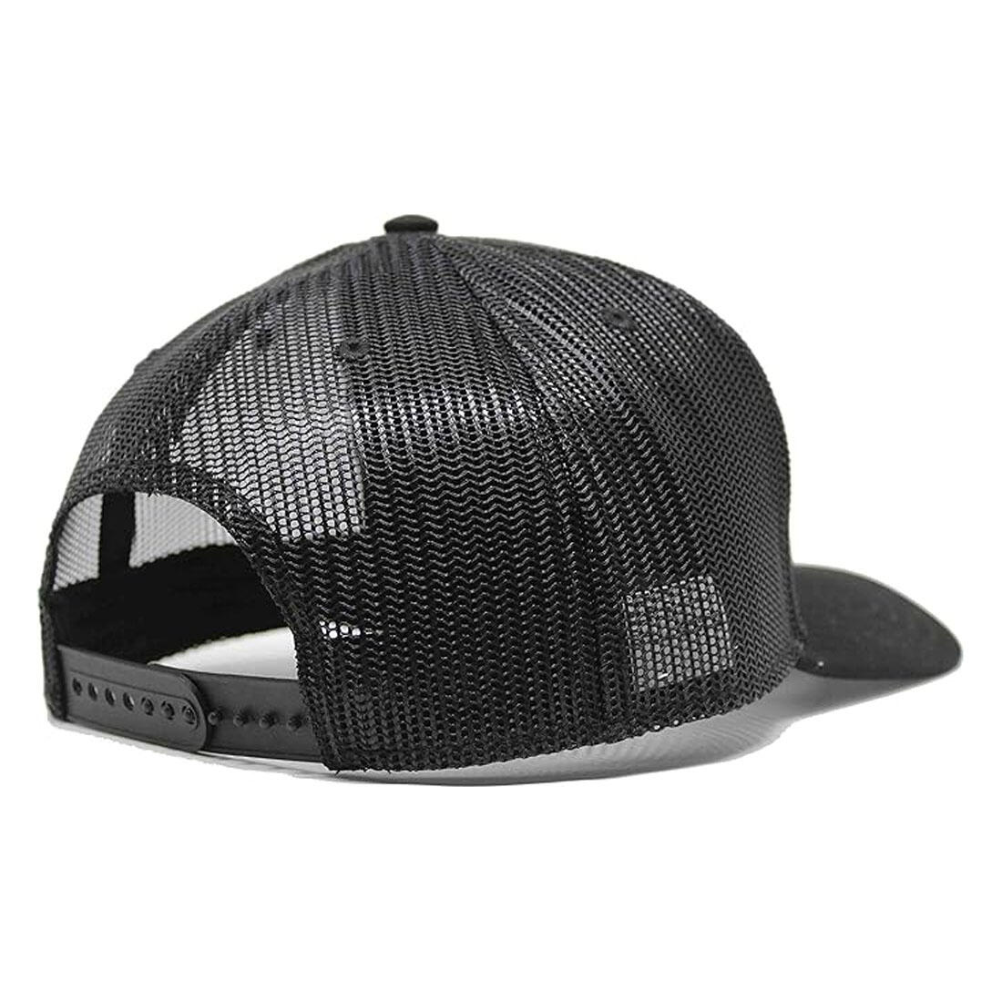 Casquette Trucker - 6 Panneaux / Adulte / Taille Unique (Noir/Noir) 3/7