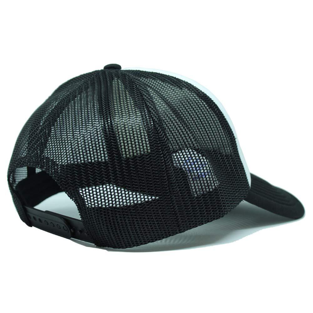 Casquette Trucker - Rembourrée / Adulte / Taille Unique (Blanc/Noir) 3/7