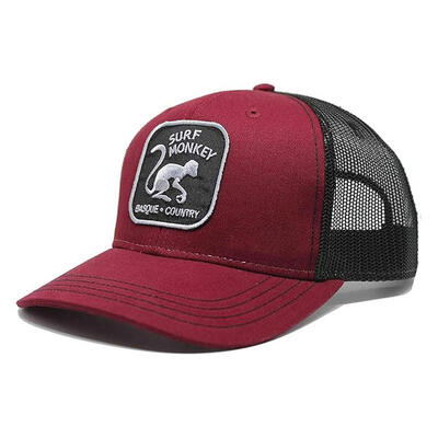 Trucker-Cap - 6 Panels / Erwachsene / Einheitsgröße (Grau/Schwarz)