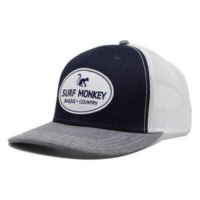 Trucker-Cap - 6 Panels / Erwachsene / Einheitsgröße (Grau/Schwarz)