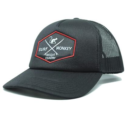 Czapka Trucker z wyściółką / Rozmiar uniwersalny (Szary/Czerwony)