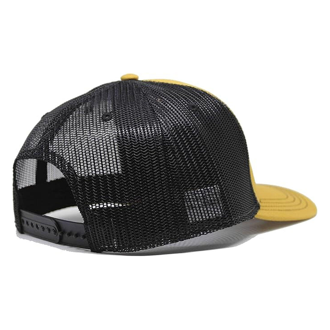 Gorra Trucker - 6 Paneles / Adulto / Talla única (Mostaza/Negro) 3/7