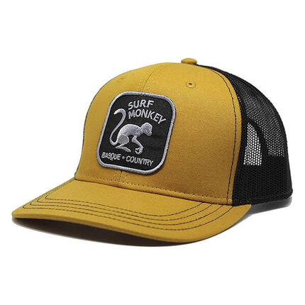 Czapka Trucker - 6 paneli / Dorośli / Jeden rozmiar (Szary/Czarny)