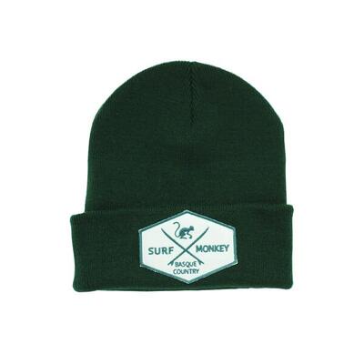 Beanie gebreide muts - one size - (zwart)