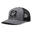 Gorra Trucker - 6 Paneles / Adulto / Talla única (Gris/Negro)