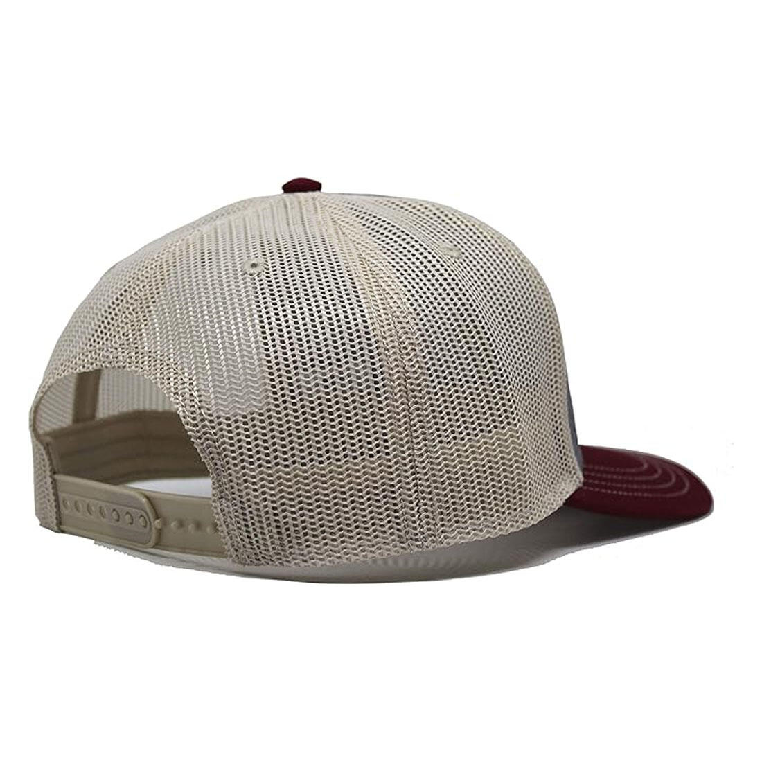 Casquette Trucker - 6 Panneaux / Adulte / Taille Unique (Marron/Beige) 2/7