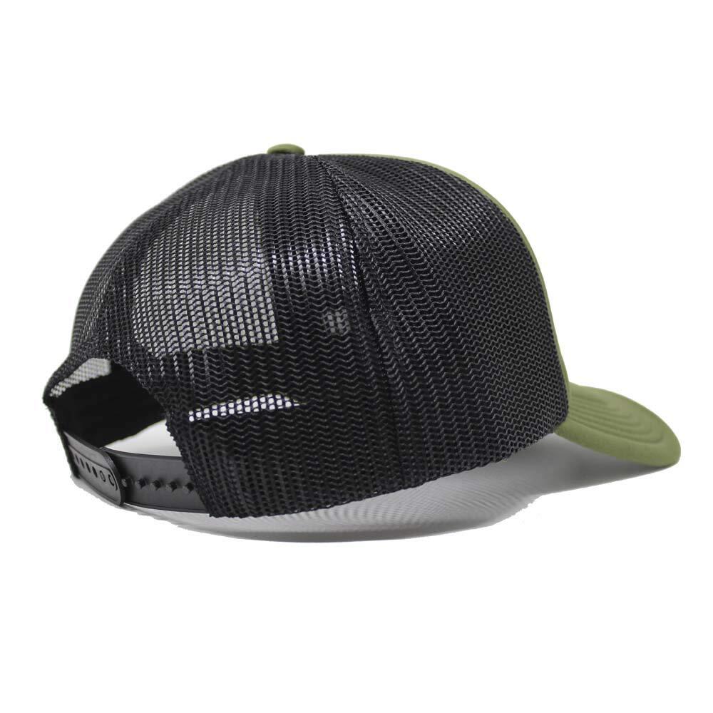 Gorra Trucker - Acolchada / Adulto / Talla única (Oliva/Negro) 3/7