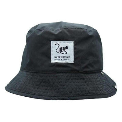Hoed - gerecycled-waterdicht-reversibel / one size (zwart/grijs)