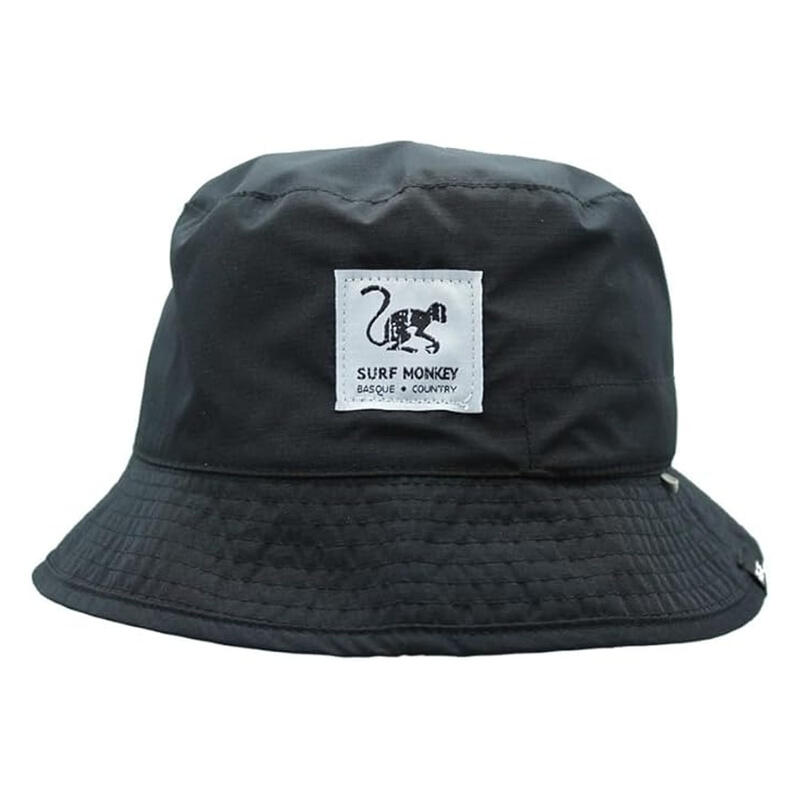 Gorro Sombrero -Reciclado-Waterproof-Reversible /Adulto /Talla única(Negro/Gris)