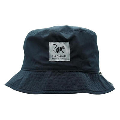 Hoed - gerecycled-waterdicht-reversibel / one size (blauw/grijs)
