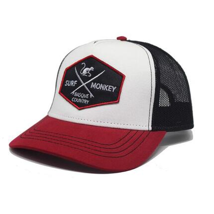 Trucker-Cap - 5 Panels / Erwachsene / Einheitsgröße (Braun/Schwarz)