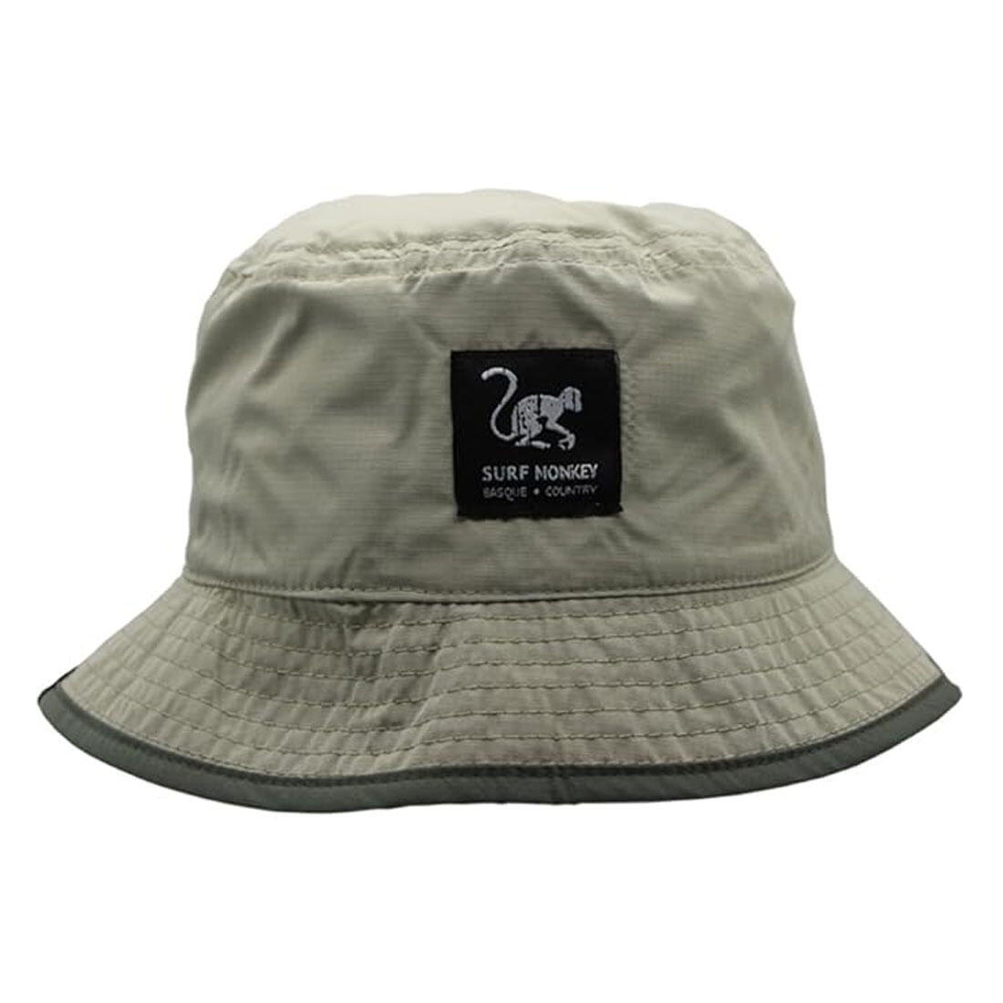Gorro Sombrero -Reciclado-Waterproof-Reversible / Talla única (Verde/Beige) 2/7