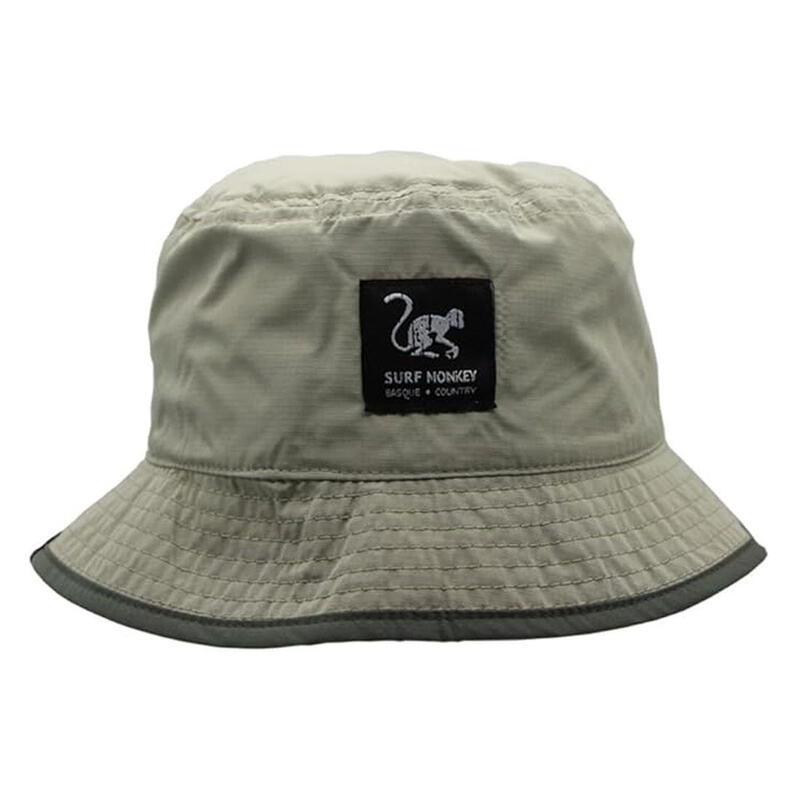 Bonnet - Recyclé-Imperméable-Réversible / Adulte / Taille Unique (Vert/Beige)