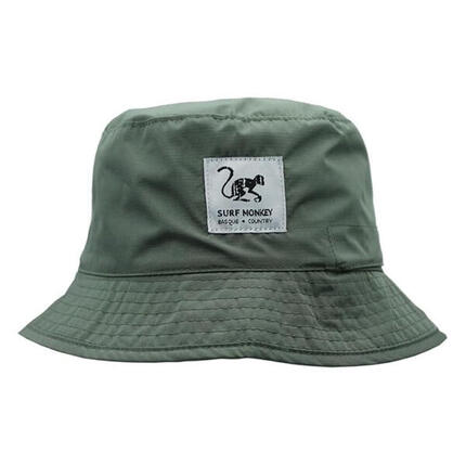 Hut - Recycelt-Wasserabweisend-Umschlagbar / Einheitsgröße (Grün/Beige)