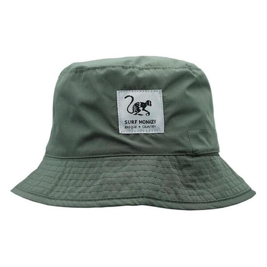 Hut - Recycelt-Wasserabweisend-Umschlagbar / Einheitsgröße (Grün/Beige)