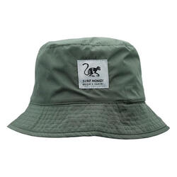 Bonnet - Recyclé-Imperméable-Réversible / Adulte / Taille Unique (Vert/Beige)