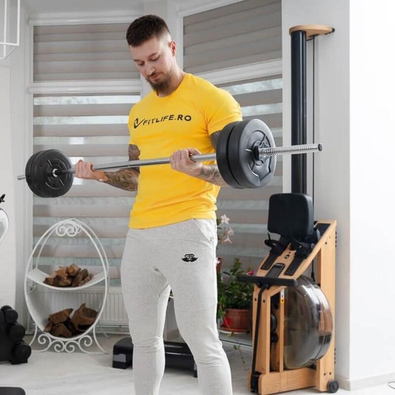 Set greutati gantere si haltera 36 kg