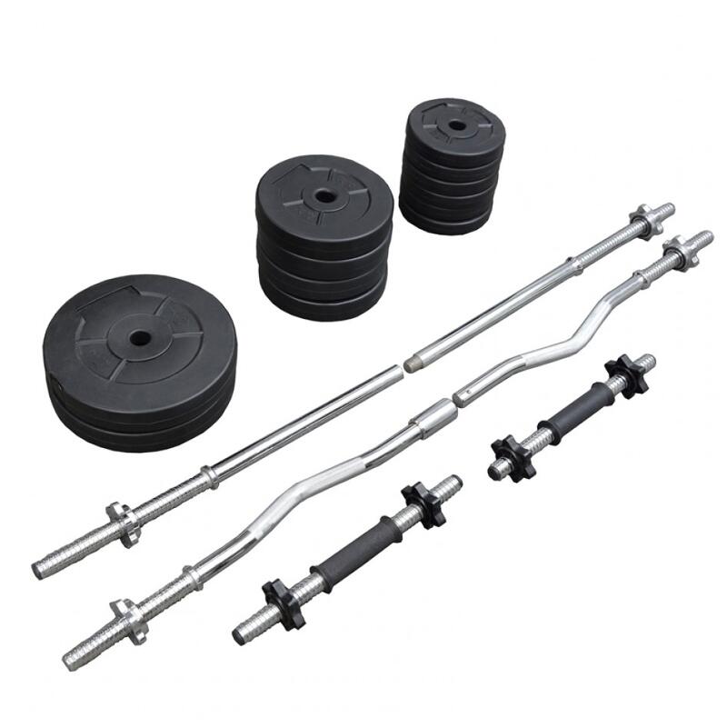 Set greutati gantere si haltera 36 kg