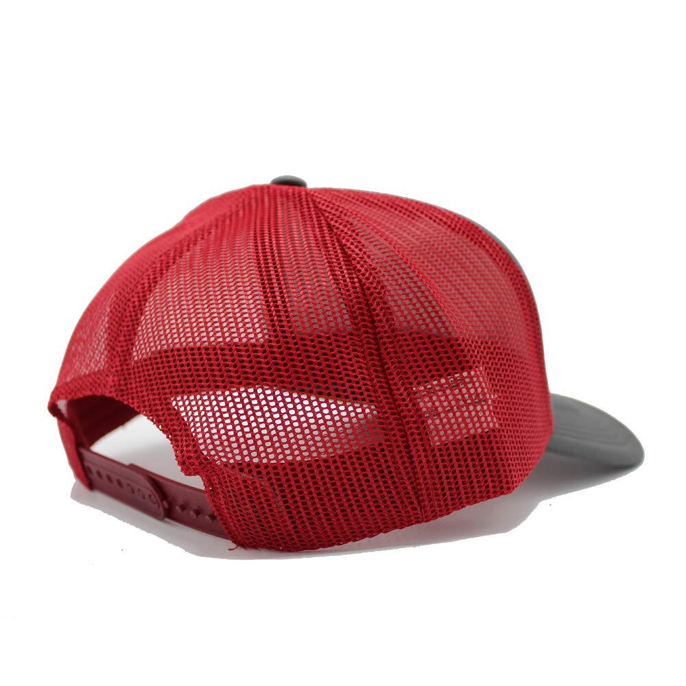 Casquette Trucker - Rembourrée / Adulte / Taille Unique (Gris/Rouge) 3/6