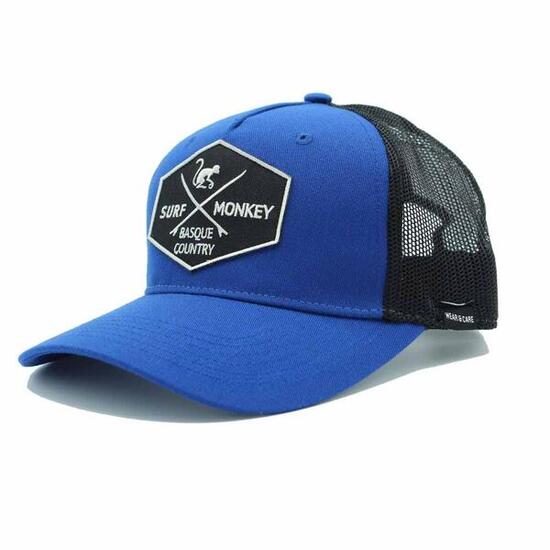 Cappellino Trucker - Poliestere Riciclato - 5 P / Adulto / Taglia unica (Blu)