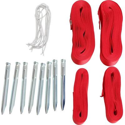 Markierungsband für Beachvolleyballfeld, rot, 16 x 8 m (4 Bänder)