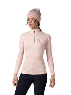 Thermoactieve dames rossignol classique 1/2 zip met lange mouwen