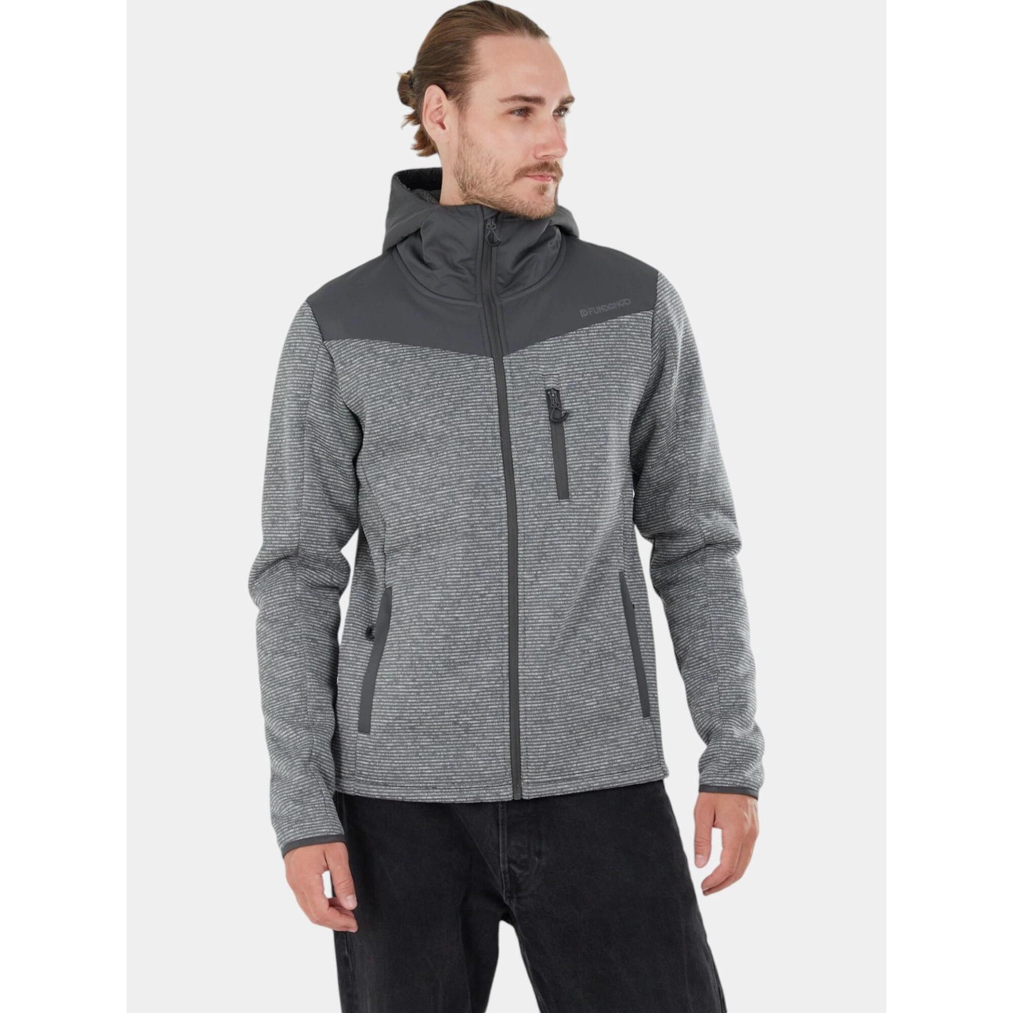 Fundango - Pull-over Hommes Ashford - Polaire - Gris - S - Decathlon